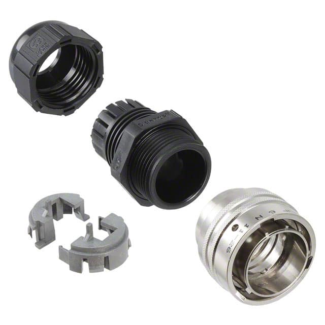 RJF6N CONN MOD PLUG HSG RJ45 SILVER