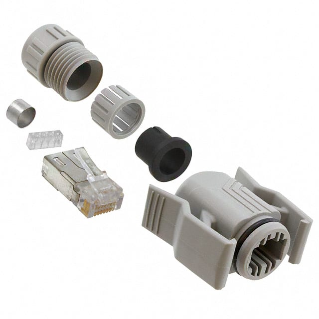 1689475 CONN MOD PLUG HSG RJ45 GRAY