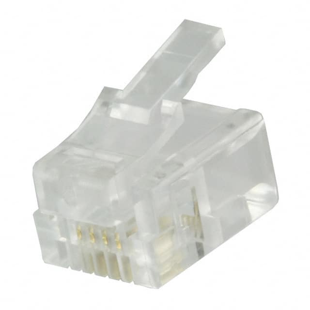 A-MO 6/4-F50 CONN MOD PLUG 6P4C UNSHIELDED