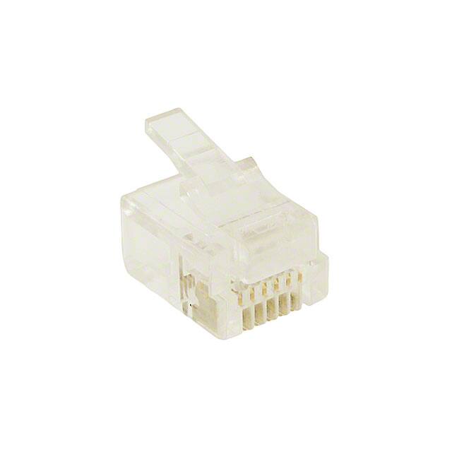 A-MO 6/6-F50 CONN MOD PLUG 6P6C UNSHIELDED