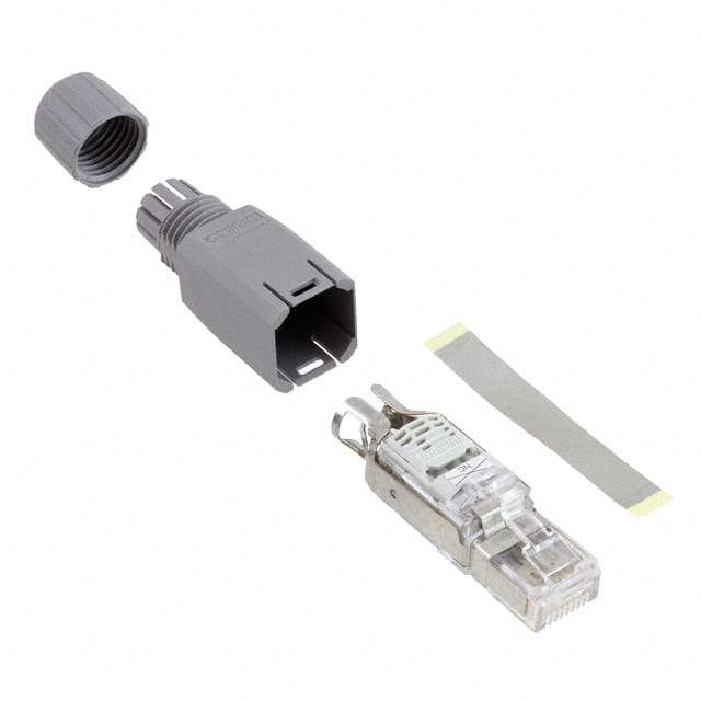 1658435 CONN MOD PLUG 8P4C SHIELDED