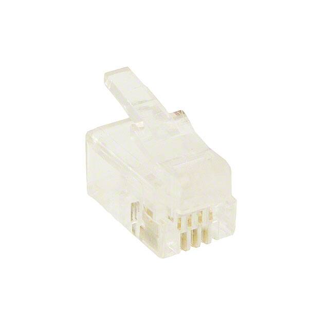 A-MO 4/4-F50 CONN MOD PLUG 4P4C UNSHIELDED