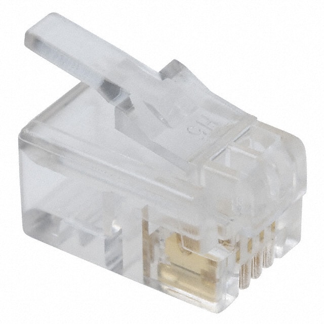 A-MO 4/4-SF CONN MOD PLUG 4P4C UNSHIELDED
