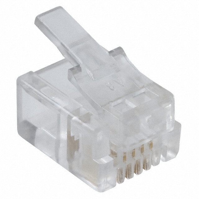 A-MO 6/4-SF CONN MOD PLUG 6P4C UNSHIELDED