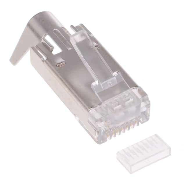 MTP-88-X-EMI-SP1 PLUG, 8P8C, G/F PLATING, METAL S