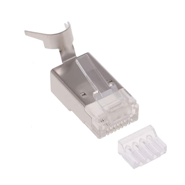 MTP-88-W-S-C8-A CAT8 PLUG, 8P8C, 30U PLATING, SO