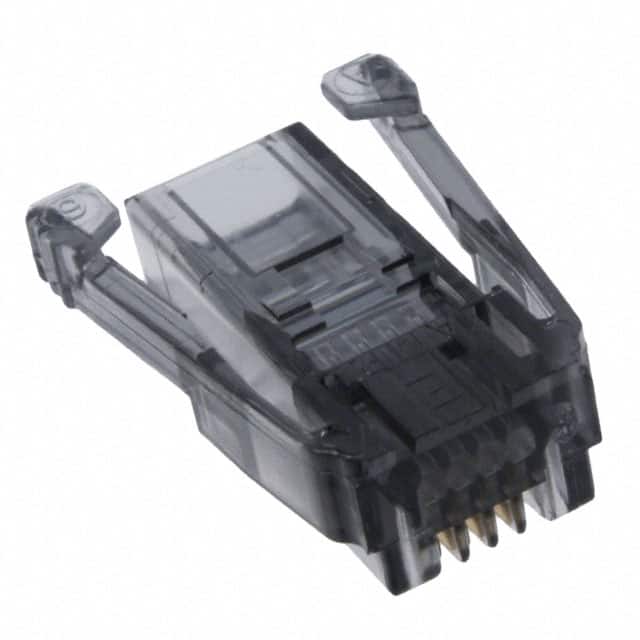 5-520424-1 CONN PLUG 4POS SDL 24-26AWG RND