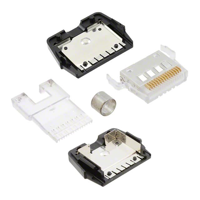 SS-311515-26 CONN MOD PLUG 15P15C SHIELDED