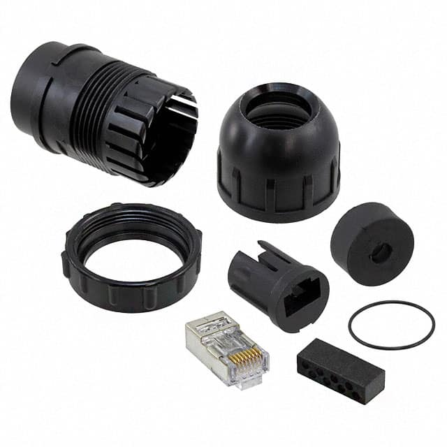 DCC-RJ6ST-310 CONN MOD PLUG 8P8C SHIELDED