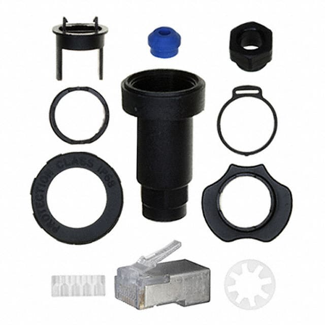 PX0834/A CONN MOD PLUG 8P8C SHIELDED