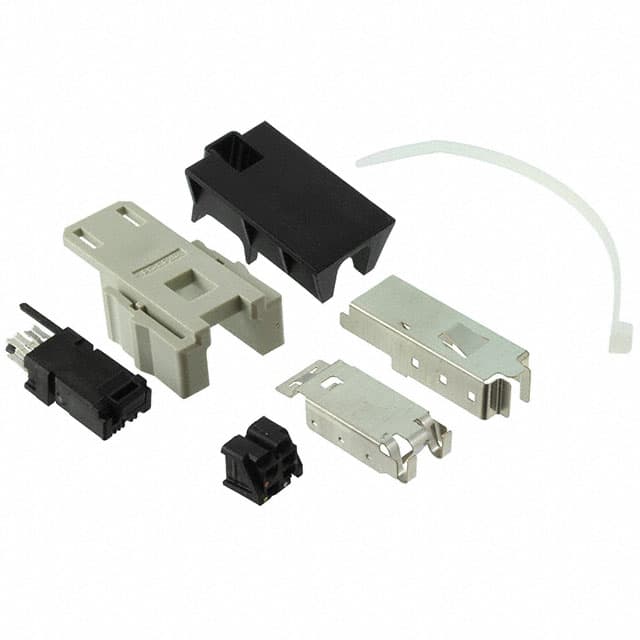 09454001100 CONN MOD PLUG 8P4C SHIELDED