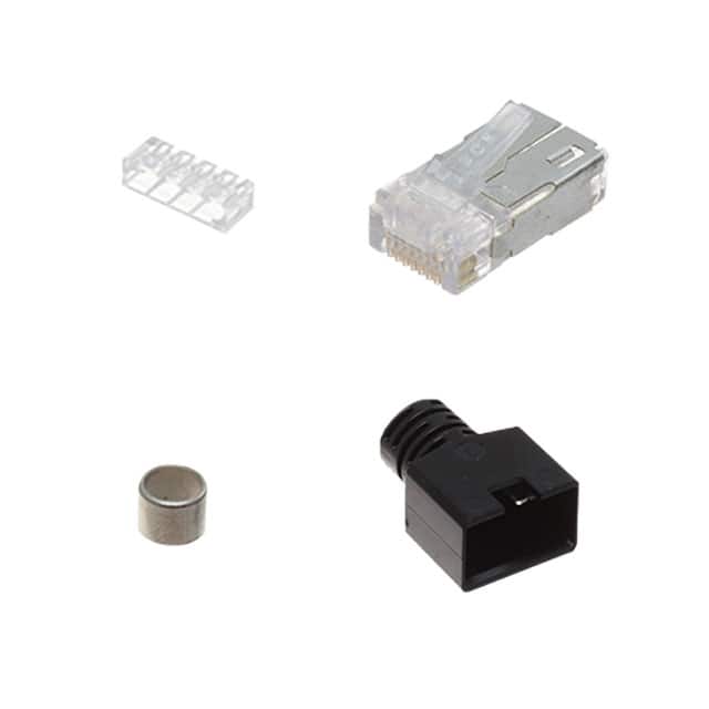 943-SP-370808SM2-A233 CONN MOD PLUG 8P8C SHIELDED