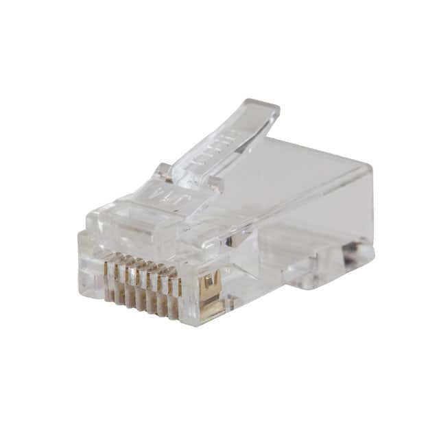 VDV826-762 CAT5E PASS-THRU RJ45 CON 200/PK