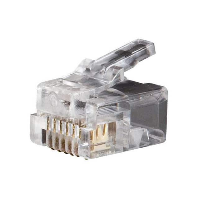 VDV826-600 CONN MOD PLUG 6P6C UNSHLD 25/PK