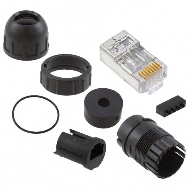 DCC-RJ6SB-310 CONN MOD PLUG 8P8C SHIELDED