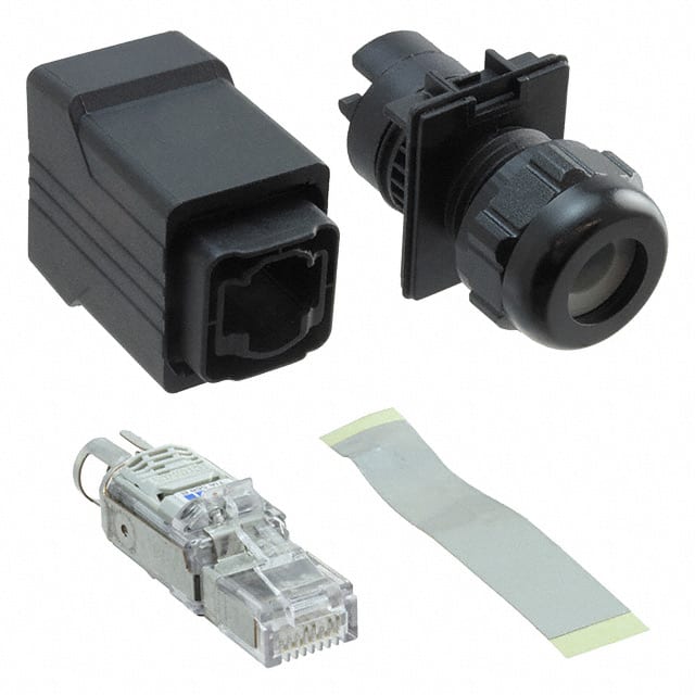 1657834 CONN MOD PLUG 8P8C SHIELDED