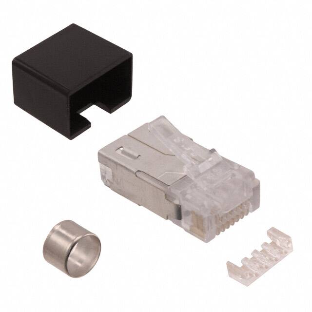 943-SP-370808SM2-A278 CONN MOD PLUG 8P8C SHIELDED