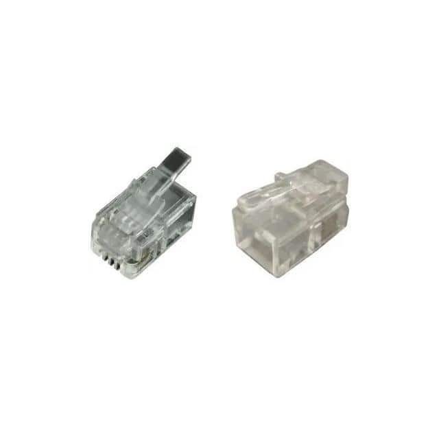 MHRJ224P4CF 4P4C UNSHIELDED PLUG FLAT CABLE