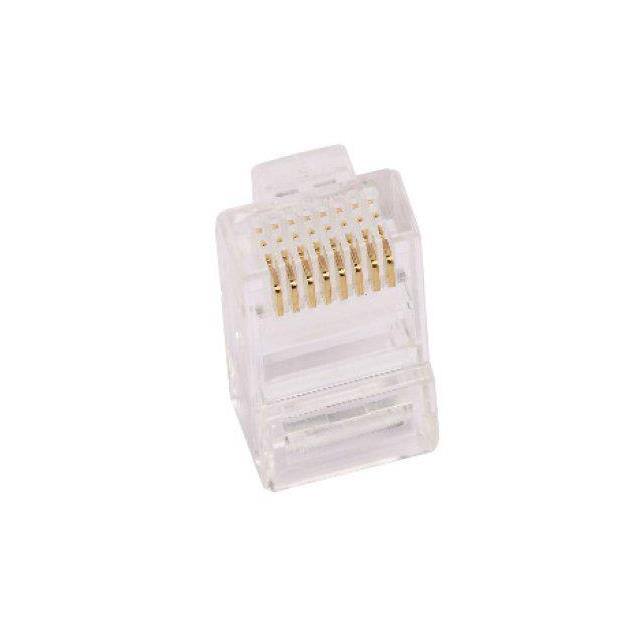 MHRJ458P8CR 8P8C UNSHIELDED PLUG ROUND CABLE