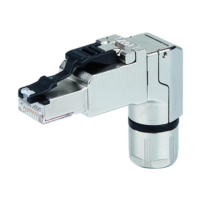 J00026A4001 CAT 6A ANGLE PLUG T568B
