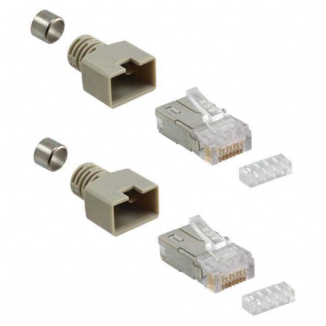 2744856 CONN MOD PLUG 8P8C SHIELDED