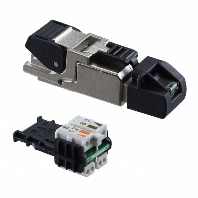 ISPS688FAS 8-POSITION, INDUSTRIALNET, RJ45
