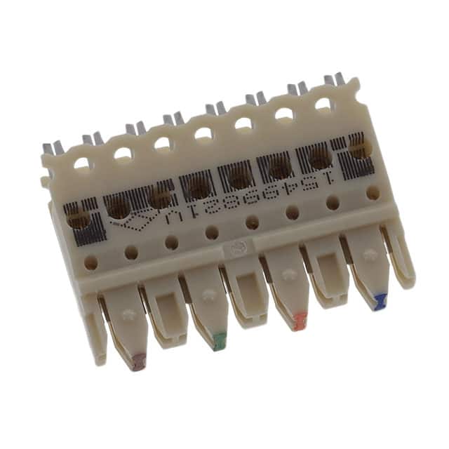 P110CB4-CY 4 PAIR 110 CONNECTING BLOCK, 100
