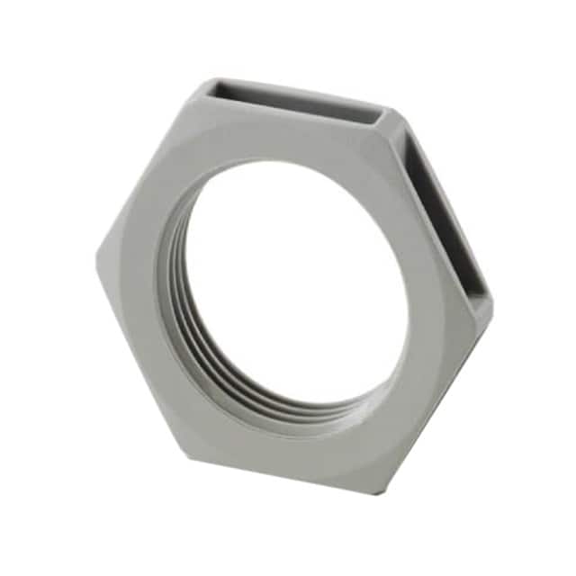 1049832 HEX NUT M25 GRAY