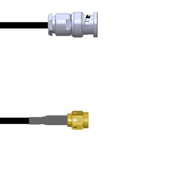 Q-0J03B00032.5M CBL ASSY BNC-SMA PLUG RG174 2.5M