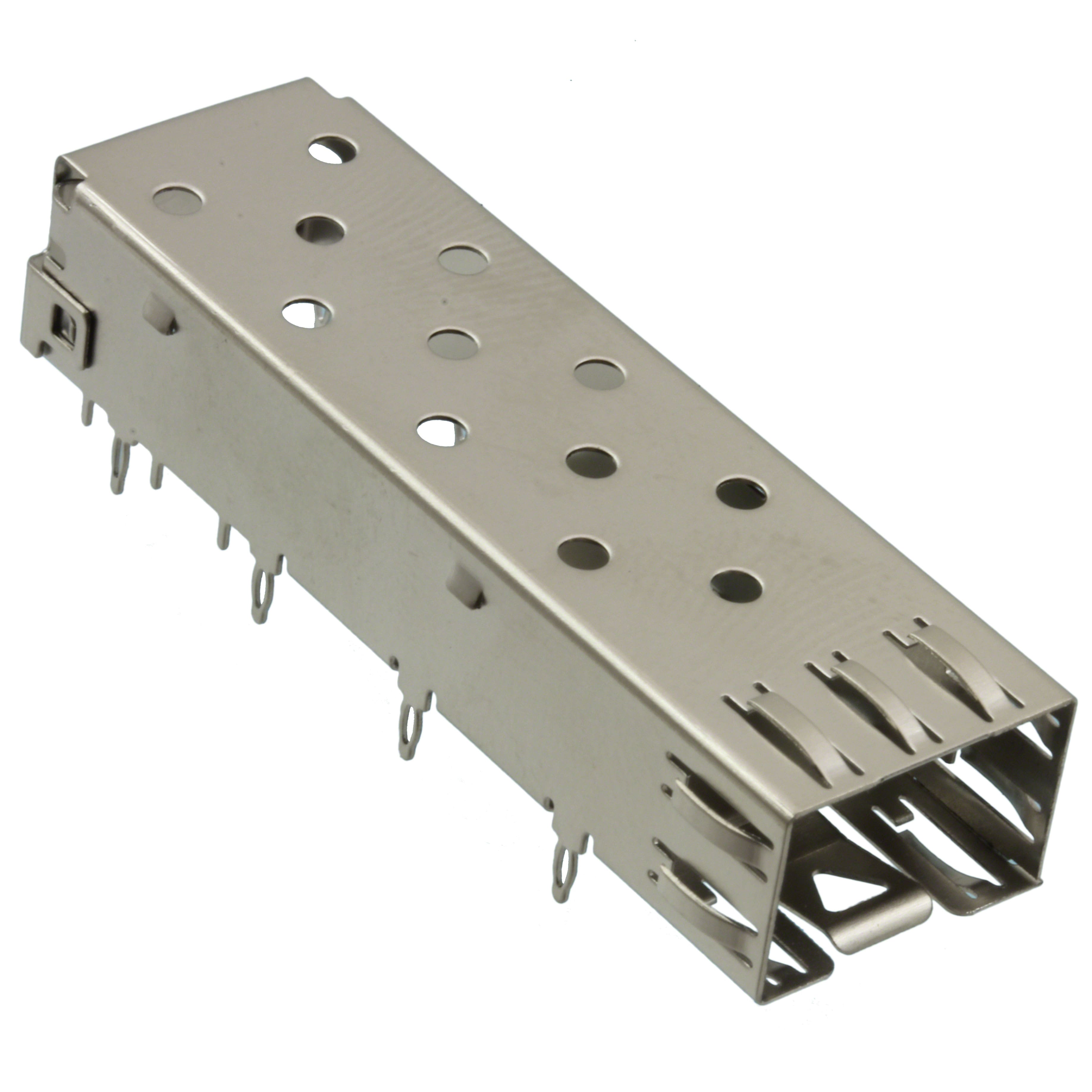 2227302-1 CONN SFP CAGE PRESS-FIT R/A