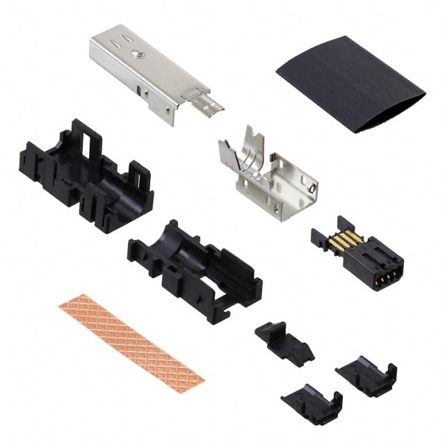 2040008-1 CONN IND MINI II PLUG 8P SLD STR