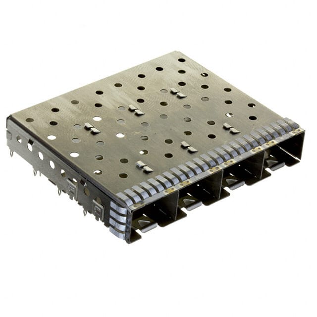 2007132-1 CONN SFP+ CAGE 1X4 PRESS-FIT R/A