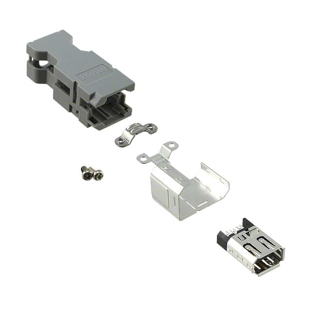 0542800609 CONN SERIAL I/O RCP 6POS SLD STR