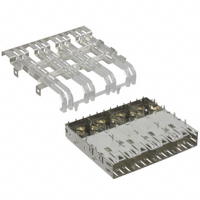 1761008-3 CONN SFP CAGE 1X4 PRESS-FIT R/A