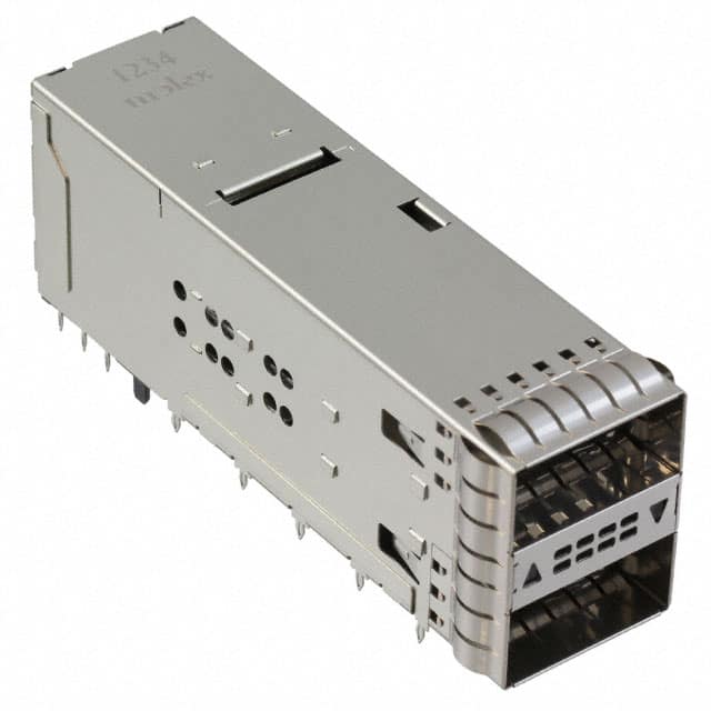 1717221002 CONN ZQSFP+ RCPT CAGE 2X1 76P RA