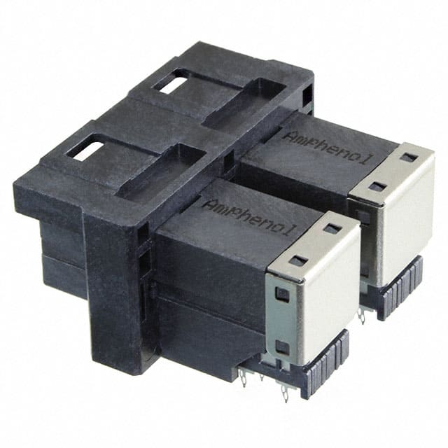 G40H12331HR CONN MINI HD SAS RCPT 1X2 72P RA