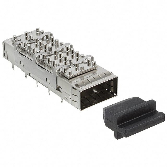 U90-T161-1D0A CONN QSFP CAGE W/HSINK PRESS RA