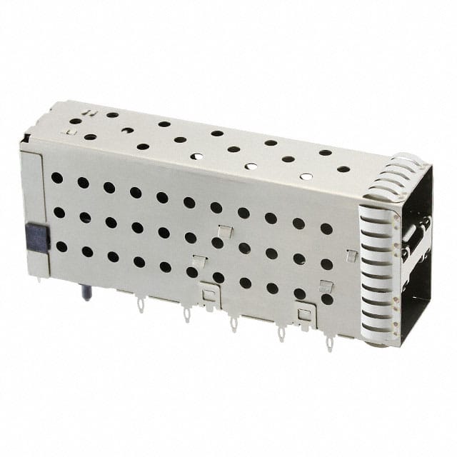2007492-8 CONN SFP+ RCPT W/CAGE 2X1 40P RA