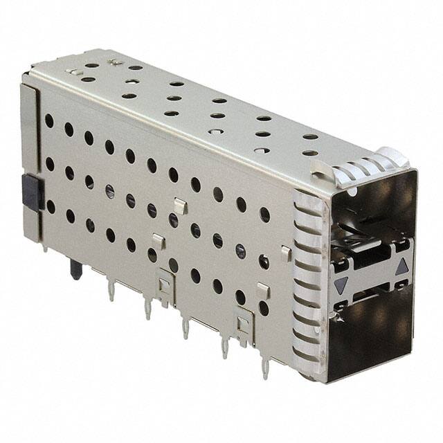 1-2007492-7 CONN SFP+ RCPT W/CAGE 2X1 40P RA