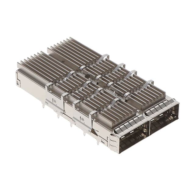 UE36-B26200-06A2A QSFP DD CAGE 1X2 W/ HS FIN PIN H