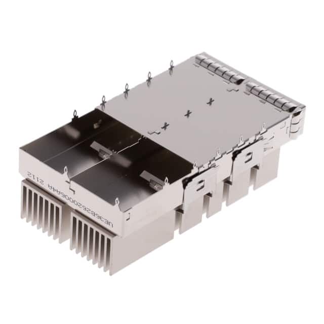 UE36-B26200-06A4A QSFP DD CAGE 1X2 W/ HS FIN PIN H