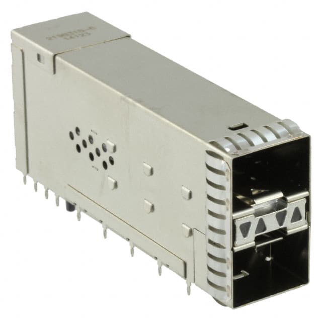 2198318-6 CONN ZSFP+ RCP W/CAGE 2X1 40P RA