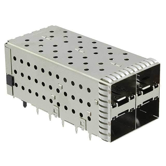 1-2007637-8 CONN SFP+ RCPT W/CAGE 2X2 80P RA