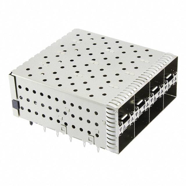 2007394-5 CONN SFP+ RCP W/CAGE 2X4 160P RA