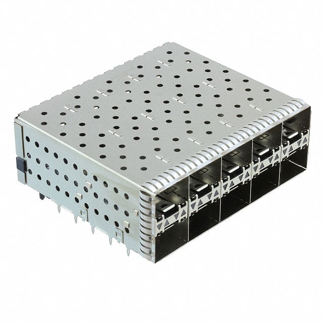 1-2132403-5 CONN SFP+ RCP W/CAGE 2X5 200P RA