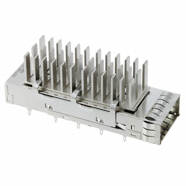 U95-T1R1-100A CONN QSFP+ CAGE W/HSINK PRESS RA