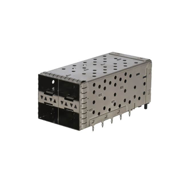 SS-79100-012 CONN SFP+ RCPT W/CAGE 2X2 80P RA
