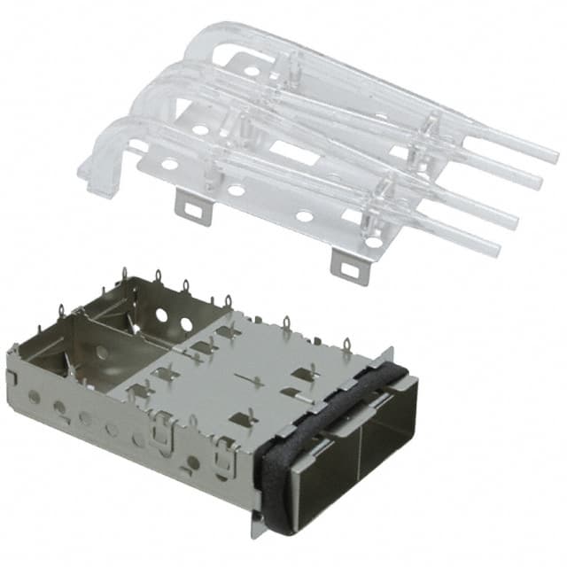 2007180-1 CONN SFP+ CAGE 1X2 PRESS-FIT R/A