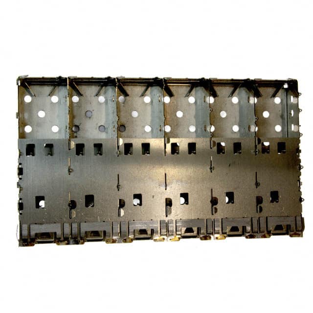 2007251-1 CONN SFP+ CAGE 1X6 PRESS-FIT R/A