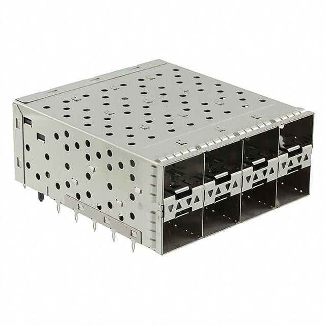 SFPP014-L CONN SFP+ RCP W/CAGE 2X4 160P RA